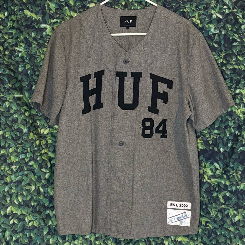 Huf Baseball Jersey. Mens Large.